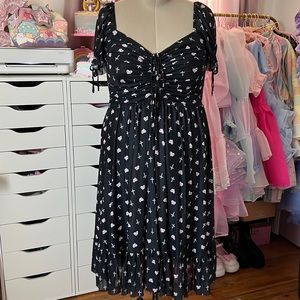 Blackmilk Stretchy hearts and cross dress